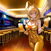 Bunny-girl with Golden tummy PC Crack