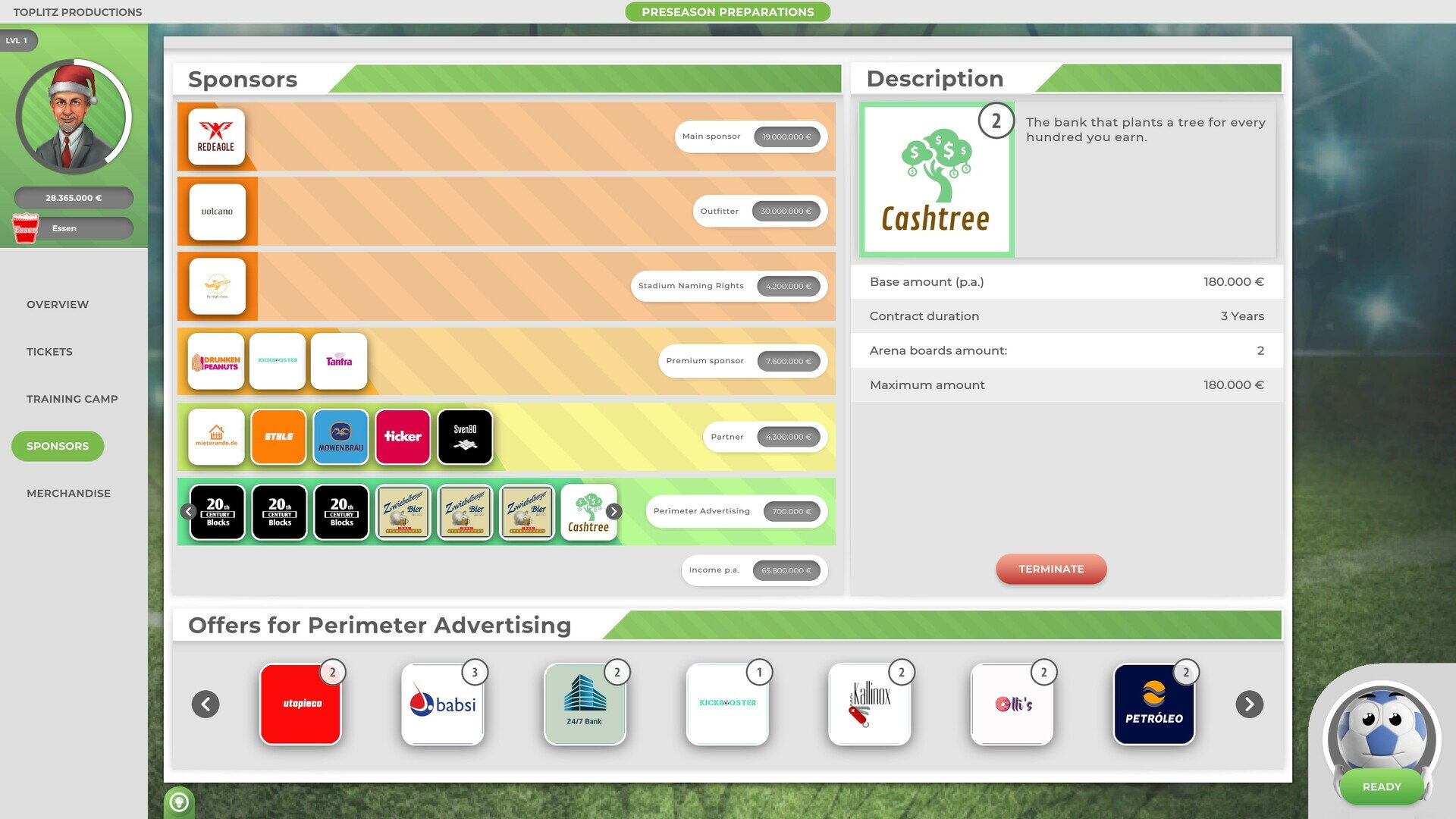 GOAL! The Club Manager Free Download » ExtroGames