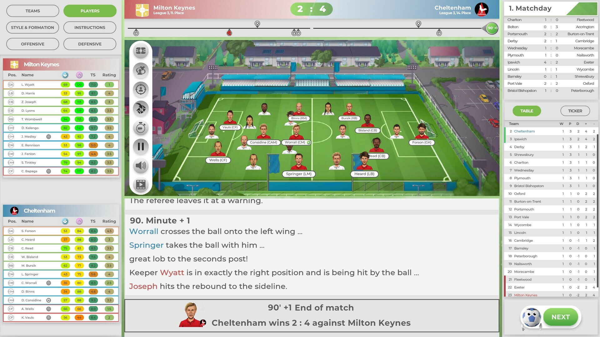 GOAL! The Club Manager Free Download » ExtroGames