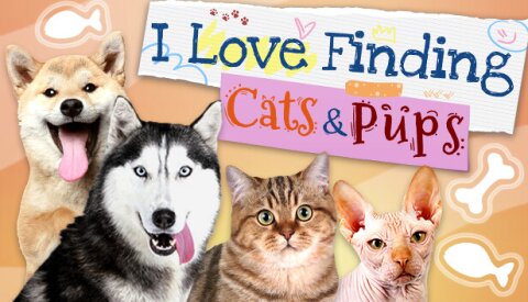 I Love Finding Cats & Pups Free Download