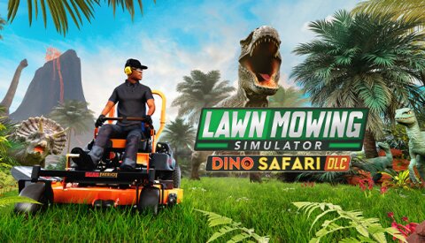 Lawn Mowing Simulator - Dino Safari Free Download