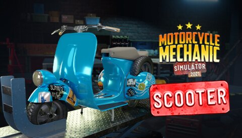 Motorcycle Mechanic Simulator 2021 - Scooter DLC Free Download