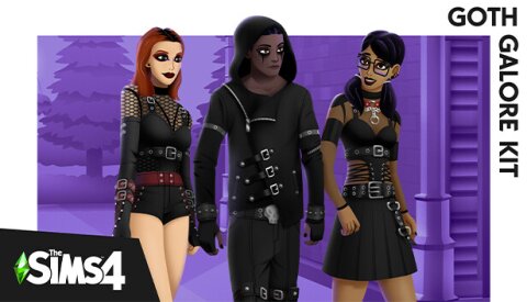 The Sims™ 4 Goth Galore Kit Free Download